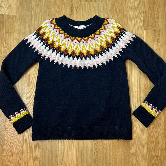 Boden Sweaters - Boden fair isle sweater wool/cotton/polyester medium